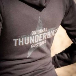 Thunderbike Clothing Thunderbike Damen Zip Hoodie Vintage Custom, Schwarz -jacket shop 19 20 1001v 4