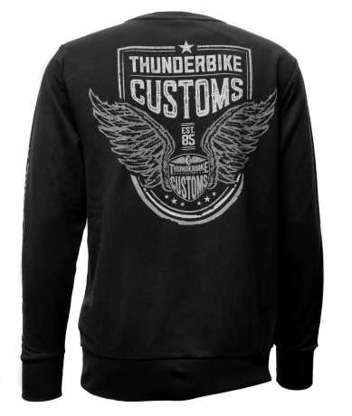 Thunderbike Clothing Thunderbike Sweatshirt Customs Grau 2 Thunderbike Clothing Thunderbike Sweatshirt Customs Grau – Bild 2
