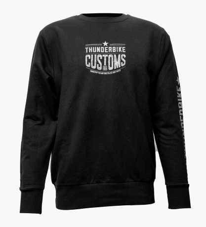 Thunderbike Clothing Thunderbike Sweatshirt Customs Grau 1 Thunderbike Clothing Thunderbike Sweatshirt Customs Grau