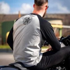 Thunderbike Clothing Thunderbike Longsleeve Flying Customs Schwarz/grau -jacket shop 19 30 1260v 3