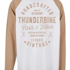Thunderbike Clothing Thunderbike Longsleeve Handcrafted Weiß/beige