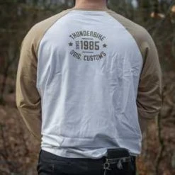 Thunderbike Clothing Thunderbike Longsleeve Handcrafted Weiß/beige -jacket shop 19 31 1422v 21