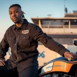 Thunderbike Clothing Thunderbike Hemd Vintage Schwarz -jacket shop 19 32 1191v 31