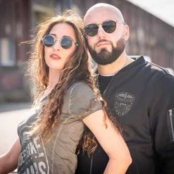 Thunderbike Clothing Thunderbike Zip Sweatshirt New Custom, Schwarz -jacket shop 19 40 1011v 3