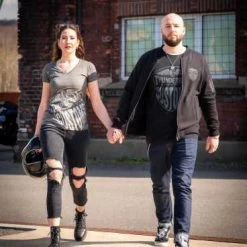 Thunderbike Clothing Thunderbike Zip Sweatshirt New Custom, Schwarz -jacket shop 19 40 1011v 4