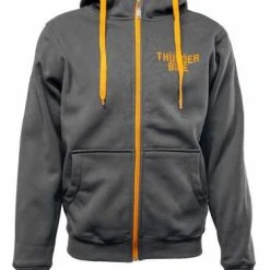 Thunderbike Clothing Thunderbike Zip Hoodie Flying Custom Grau/orange