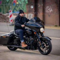 Thunderbike Clothing Thunderbike Zip Hoodie Flying Spark Plug Schwarz/grau -jacket shop 19 40 1281v 2