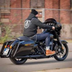 Thunderbike Clothing Thunderbike Zip Hoodie Flying Spark Plug Schwarz/grau -jacket shop 19 40 1281v 3