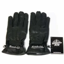 Thunderbike Clothing Thunderbike Handschuhe Retro, Schwarz