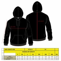 West Coast Choppers Zip Hoodie Por Vida Aramid Schwarz -jacket shop 559890v size