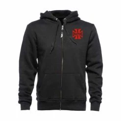 West Coast Choppers Red Og Classic Zip Hoodie Schwarz