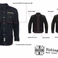 West Coast Choppers Og Denim Riding Jacke Raw Denim 8 West Coast Choppers Og Denim Riding Jacke Raw Denim -jacket shop 572842v 3