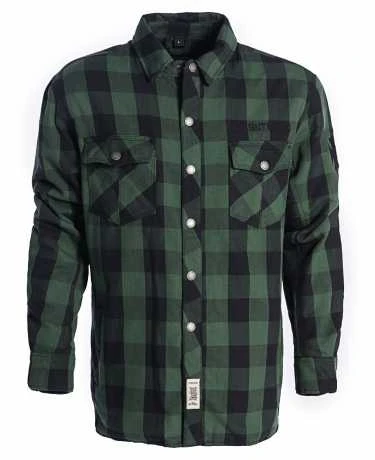 West Coast Choppers Dominator Motorrad Hemd Grün/schwarz CE 1 West Coast Choppers Dominator Motorrad Hemd Grün/schwarz CE