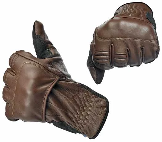Biltwell Belden Handschuhe Chocolate/schwarz 2 Biltwell Belden Handschuhe Chocolate/schwarz – Bild 2