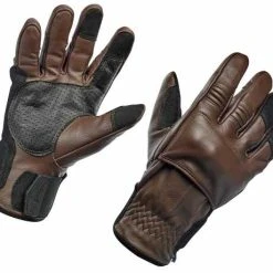 Biltwell Belden Handschuhe Chocolate/schwarz