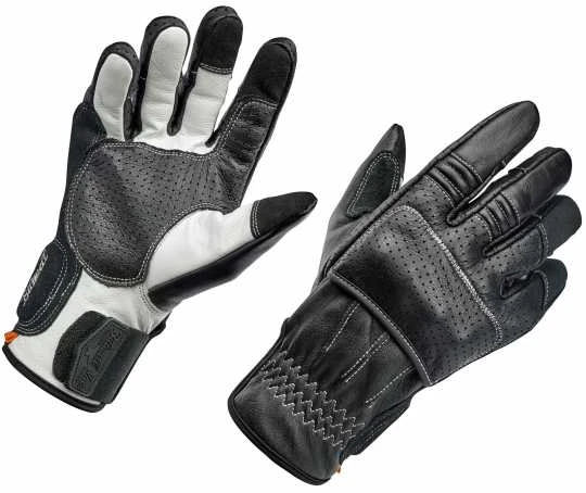 Biltwell Borrego Handschuhe Schwarz/cement 1 Biltwell Borrego Handschuhe Schwarz/cement