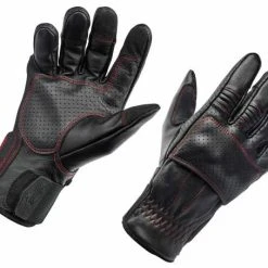Biltwell Borrego Handschuhe Schwarz/redline
