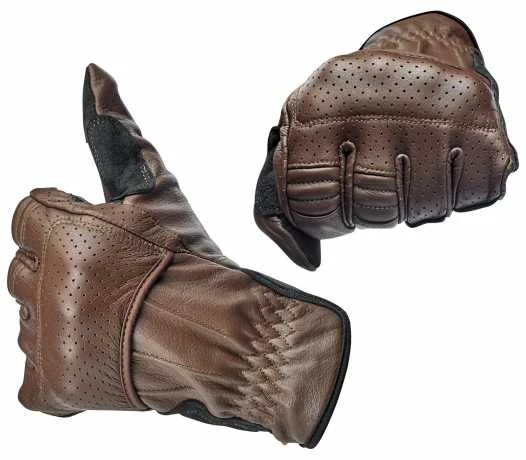 Biltwell Borrego Handschuhe Chocolate/schwarz 2 Biltwell Borrego Handschuhe Chocolate/schwarz – Bild 2