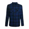 West Coast Choppers La Bomba Herringbone Flannel Hemd Blau/schwarz