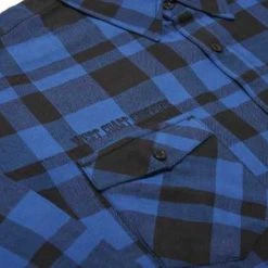 West Coast Choppers La Bomba Herringbone Flannel Hemd Blau/schwarz -jacket shop 588633v 31
