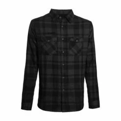 West Coast Choppers La Bomba Herringbone Flannel Hemd Grau/schwarz