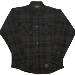 West Coast Choppers La Bomba Herringbone Flannel Hemd Grau/schwarz -jacket shop 588645v 31