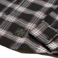 West Coast Choppers Cisco Flannel Shirt Weiß/schwarz/braun -jacket shop 588651v 5
