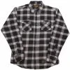 West Coast Choppers Cisco Flannel Shirt Weiß/schwarz/braun