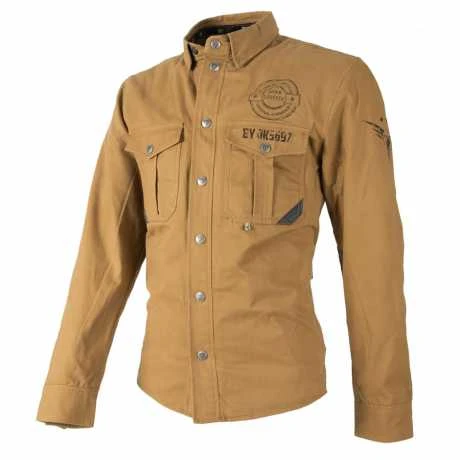 By City SUV Motorrad Shirt Beige/braun 1 By City SUV Motorrad Shirt Beige/braun