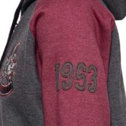 King Kerosin Street Cats Raglan Zip Hoodie Grau/rot -jacket shop 592355v 3