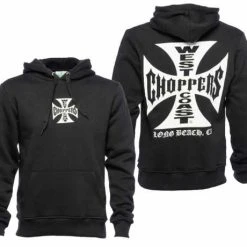 West Coast Choppers Iron Cross Hoodie -jacket shop 65 3368v 3