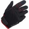 Biltwell Moto Gloves Handschuhe Schwarz / Rot