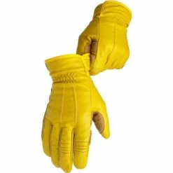 Biltwell Work Gloves Handschuhe, Gelb -jacket shop 88 9758v 36