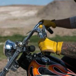 Biltwell Work Gloves Handschuhe, Gelb -jacket shop 88 9758v 42