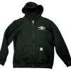 Custom Chrome Zip Hoodie Ride Unrivalled Midweight, Schwarz