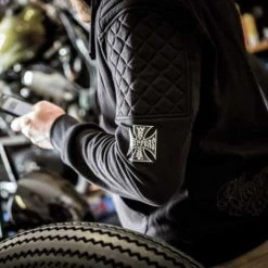 West Coast Choppers Por Vida Zip Hoodie Schwarz -jacket shop 90 1125v 43