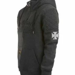West Coast Choppers Choppers Por Vida Zip Hoodie Dunkelgrau -jacket shop 914782v 31