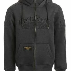 West Coast Choppers Choppers Por Vida Zip Hoodie Dunkelgrau