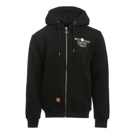 West Coast Choppers Motorcycle Co. Zip Hoodie Schwarz 1 West Coast Choppers Motorcycle Co. Zip Hoodie Schwarz
