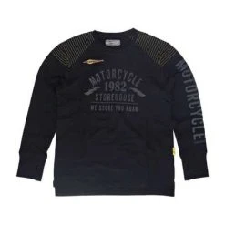 Motorcycle Storehouse MCS Vintage Jersey Longsleeve Schwarz