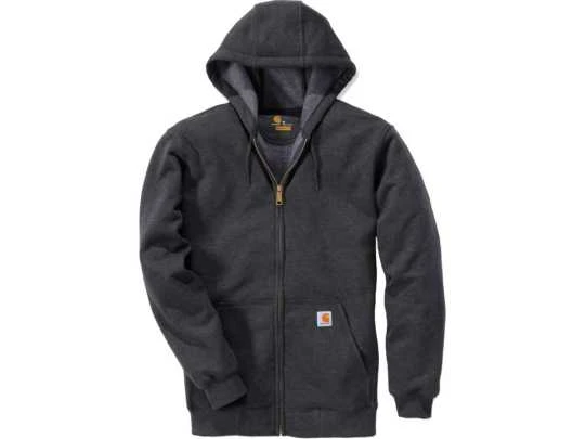 Carhartt Zip Hoodie Midweight Carbon Grau Meliert 1 Carhartt Zip Hoodie Midweight Carbon Grau Meliert