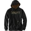 Carhartt Midweight Camo Logo Sweatshirt, Schwarz