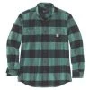 Carhartt Rugged Flex Midweight Flannelhemd Slate Grün