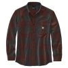 Carhartt Rugged Flex Midweight Flannelhemd Mineral Rot