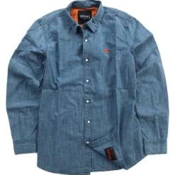 Roeg Bear Premium Denim Shirt Hellblau