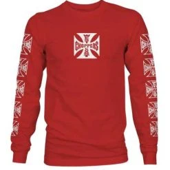 West Coast Choppers Og Logo ATX Longsleeve Rot
