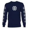 West Coast Choppers Og Logo Atx Longsleeve Navy Blau