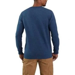 Carhartt Graphic Logo Longsleeve Dark Cobalt Blau -jacket shop 925485v 3