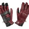 By City Oxford Handschuhe Burgund Rot/braun