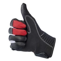 Biltwell Bridgeport Handschuhe Rot/schwarz -jacket shop 936713v 51